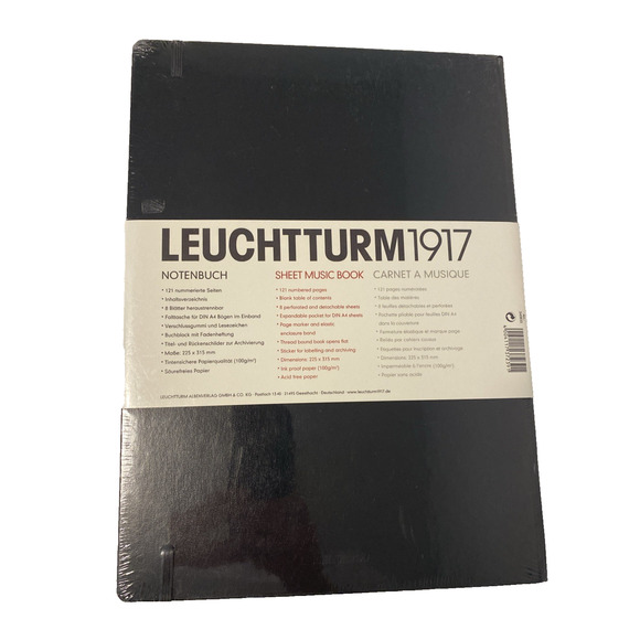 New LEUCHTTURM1917 - Notebook Hardcover Master Classic A4+ - 235 Numbered Pages - Picture 2 of 4